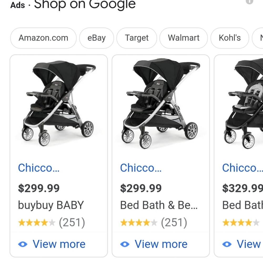 Stroller for 2